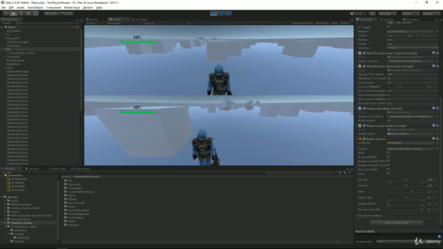 Unity 3D podstawy - 5 przykładowych gier – Screenshot 2