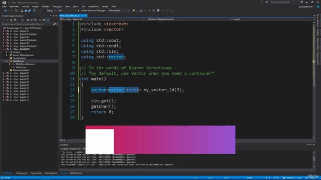 C++ Komplettkurs: Praxisnahe und Moderne C++ Programmierung – Screenshot 2