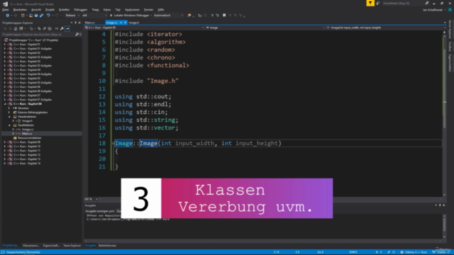 C++ Komplettkurs: Praxisnahe und Moderne C++ Programmierung – Screenshot 3