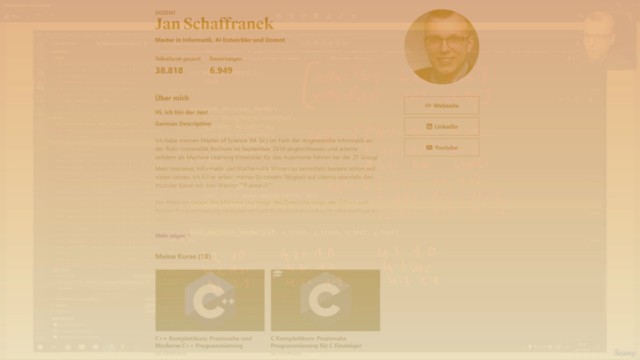 Machine Learning Komplettkurs mit Python [2024 Edition] – Screenshot 1