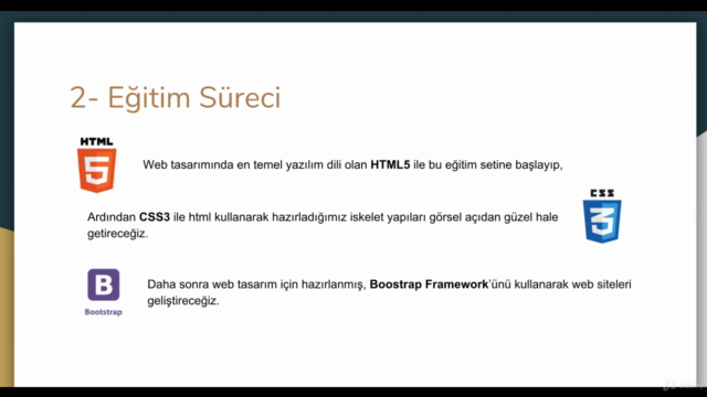 Sıfırdan Web Tasarım:HTML5, CSS3 ve Bootstrap 4 Eğitim Seti – Screenshot 3