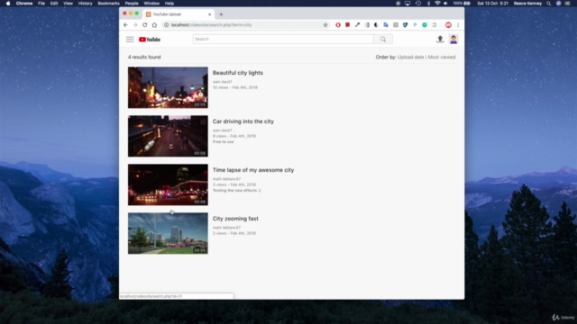 Make a YouTube Clone from Scratch: JavaScript PHP and MySQL – Screenshot 1