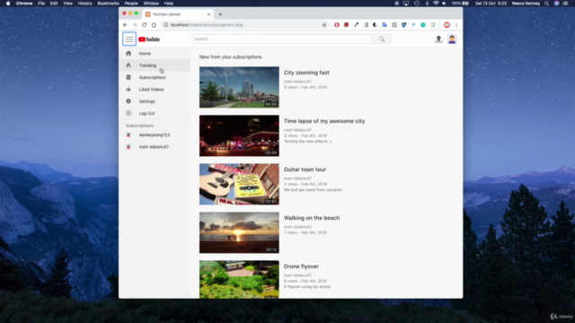 Make a YouTube Clone from Scratch: JavaScript PHP and MySQL – Screenshot 3