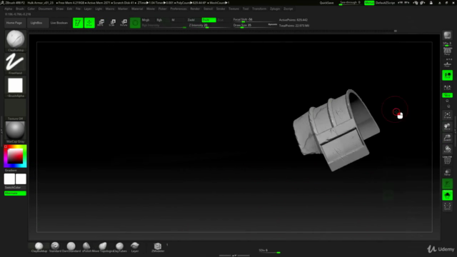 Create your own Hulk Vol.2: Modeling the armor – Screenshot 1