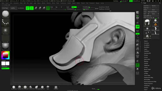 Create your own Hulk Vol.2: Modeling the armor – Screenshot 4