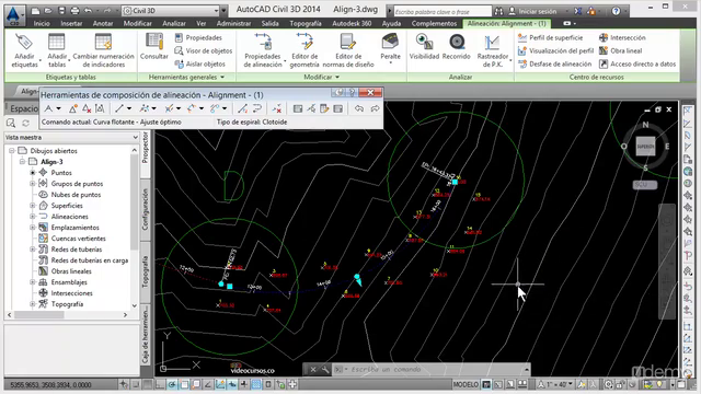 Curso de AutoCAD Civil 3D 2014 Básico e Intermedio – Screenshot 4