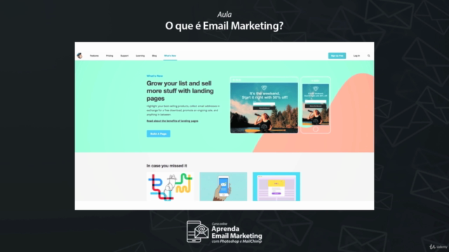 Aprenda Email Marketing com Photoshop e MailChimp – Screenshot 1