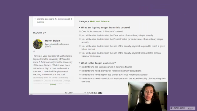 4. Ordinary Simple Annuities: The Basics – Screenshot 3