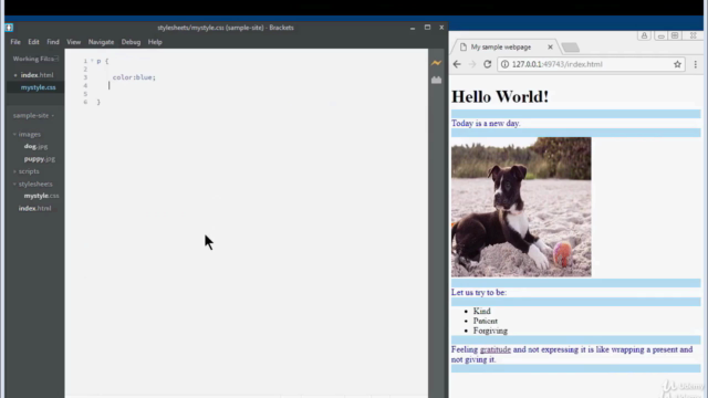 Absolute Beginners Introduction to web development – Screenshot 3