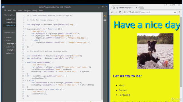 Absolute Beginners Introduction to web development – Screenshot 4