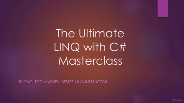 The Ultimate LINQ with C# Masterclass - Basics to Advanced – Screenshot 1