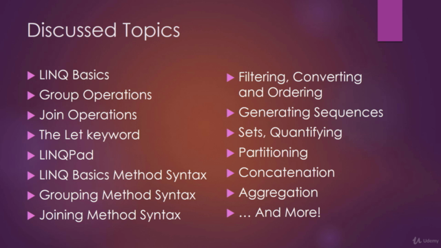 The Ultimate LINQ with C# Masterclass - Basics to Advanced – Screenshot 4