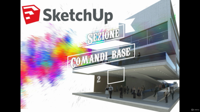 Sketchup BASE per Architettura e Design – Screenshot 1