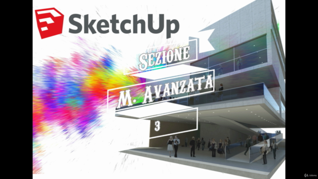 Sketchup BASE per Architettura e Design – Screenshot 2