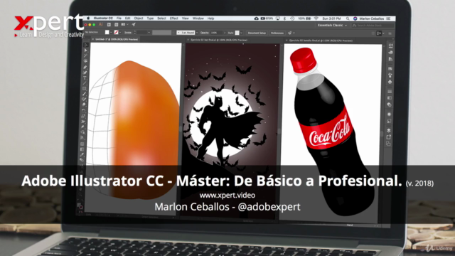 Adobe Illustrator Máster: De Básico a Profesional. – Screenshot 1
