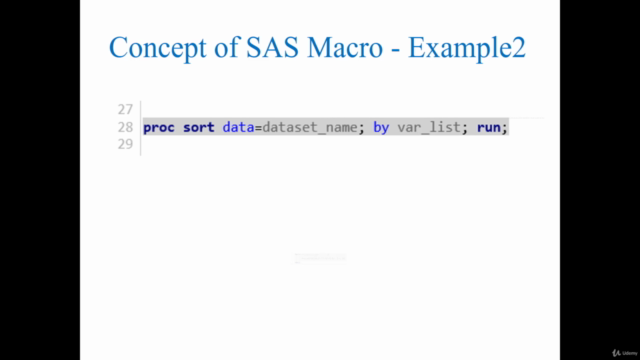 SAS MACRO Programming - Advanced Programming for Beginners – Screenshot 2
