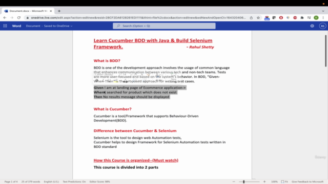 Learn Cucumber BDD with Java -MasterClass Selenium Framework - Screenshot_02