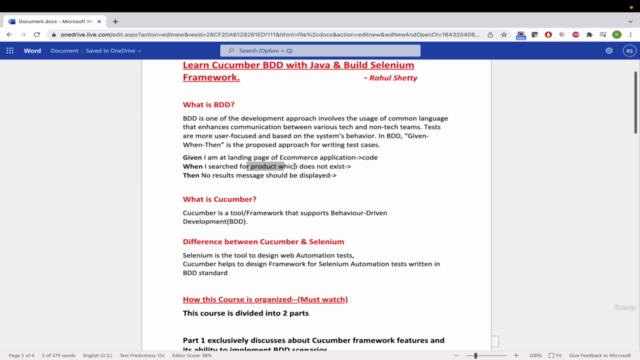 Learn Cucumber BDD with Java -MasterClass Selenium Framework - Screenshot_03