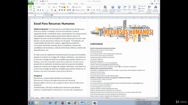Excel para la Gestión de Recursos Humanos – Screenshot 1