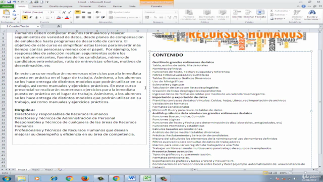 Excel para la Gestión de Recursos Humanos – Screenshot 2