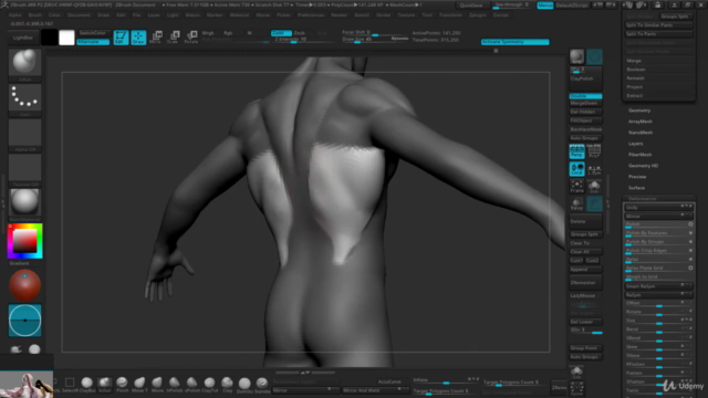 Master 3D, Crea a "Kratos" Vol.1 - Cabeza y Cuerpo – Screenshot 1