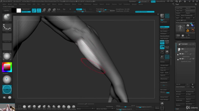 Master 3D, Crea a "Kratos" Vol.1 - Cabeza y Cuerpo – Screenshot 2
