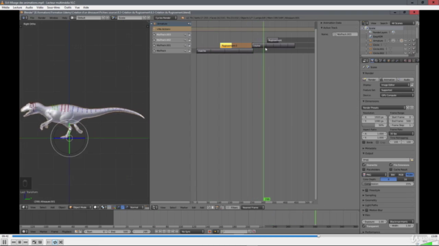 Blender 2.79 Création d'un dinosaure - workflow complet – Screenshot 3