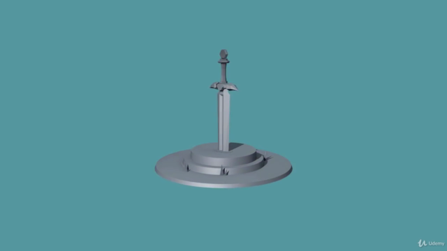 Learn 3DS Max: Low Poly Sword – Screenshot 2