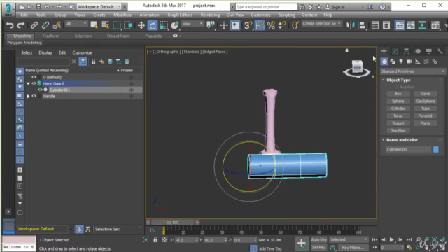 Learn 3DS Max: Low Poly Sword – Screenshot 3