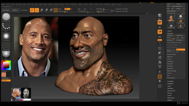 Sculpting a Caricature Character for 3D Printing in ZBrush - Screenshot_02