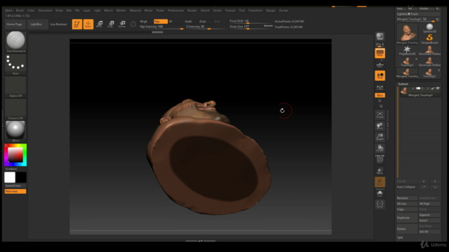 Sculpting a Caricature Character for 3D Printing in ZBrush - Screenshot_03