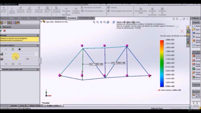 SolidWorks Simulation - Análisis estáticos – Screenshot 3