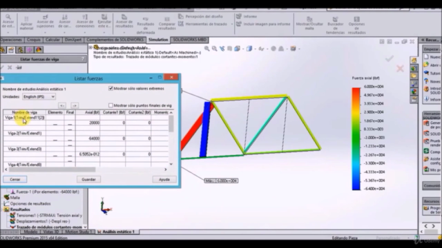 SolidWorks Simulation - Análisis estáticos – Screenshot 4