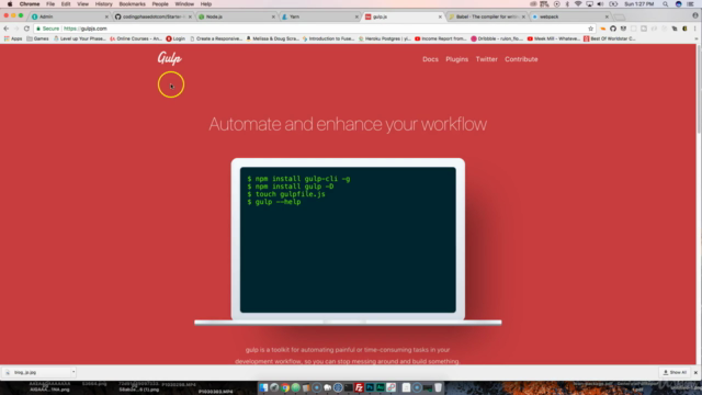 Gulp - Build a Web Developer Starter Kit – Screenshot 1