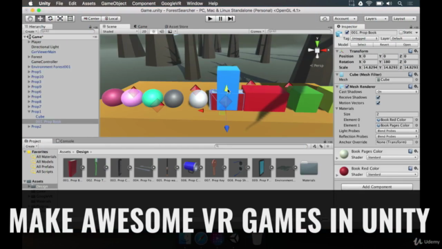 Build 2D, 3D, and VR Games in Unity and Unreal *Masterclass* – Screenshot 1