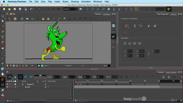 Create a Simple Cut-Out 2D Animation in Toon Boom Harmony - Screenshot_02