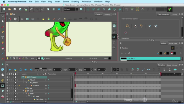 Create a Simple Cut-Out 2D Animation in Toon Boom Harmony - Screenshot_03