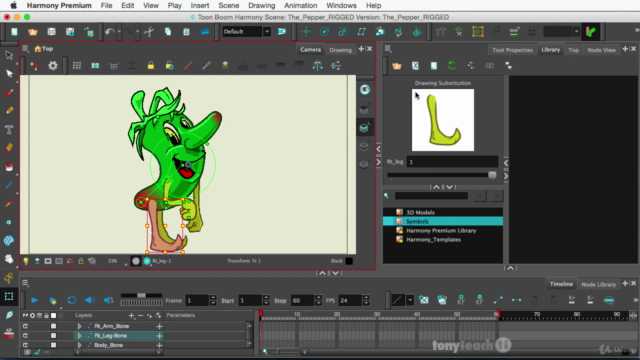 Create a Simple Cut-Out 2D Animation in Toon Boom Harmony - Screenshot_04