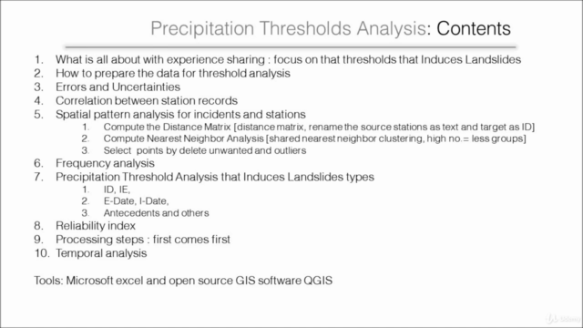 Rainfall Threshold for Landslides Prediction with Excel only – Screenshot 3