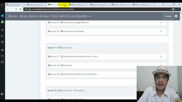 Bitcoin Short Sell Trading & BTC Binary Options (2 Courses) – Screenshot 4