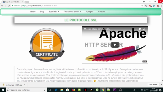 Installer et configurer un serveur Unix – Screenshot 2