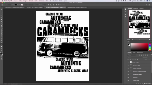 Criação de estampas a partir de fotos "Photoshop" – Screenshot 4