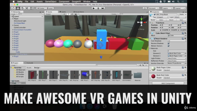 Complete 35 Projects: Unity VR Games with C# & iPhone Apps – Screenshot 1