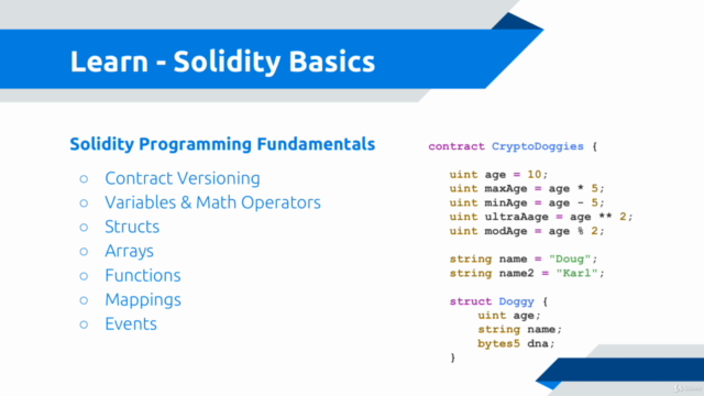 Smart Contract Development: CryptoDoggies Token Game – Screenshot 3
