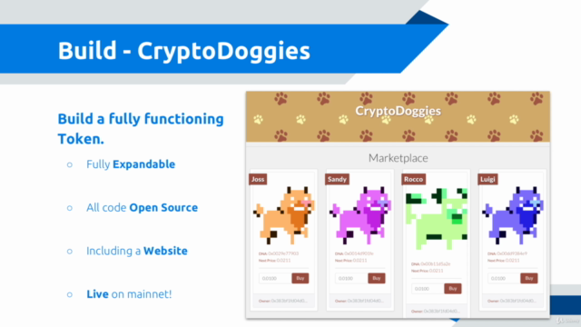 Smart Contract Development: CryptoDoggies Token Game – Screenshot 4