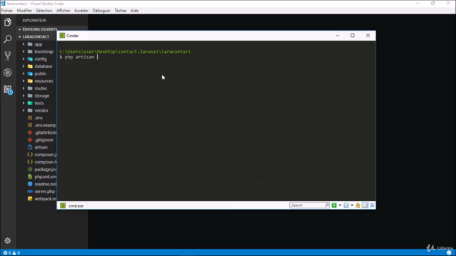 Laravel 5.6 : Application web de gestion de contacts – Screenshot 2