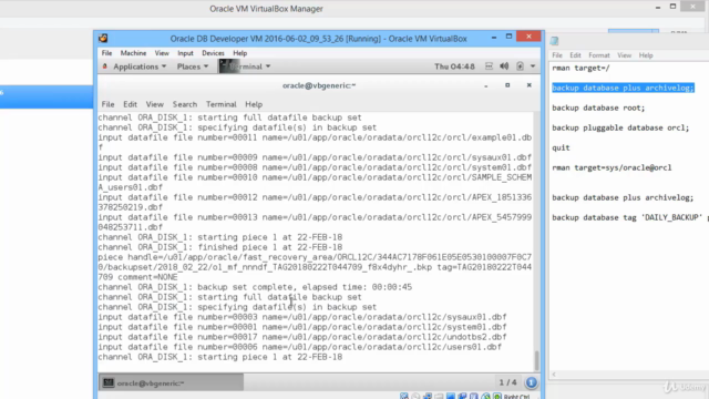 Oracle Database Administration Cloud Backup and Recovery – Screenshot 3
