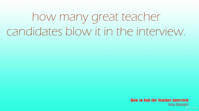 How to Nail the Teacher Interview – Screenshot 1
