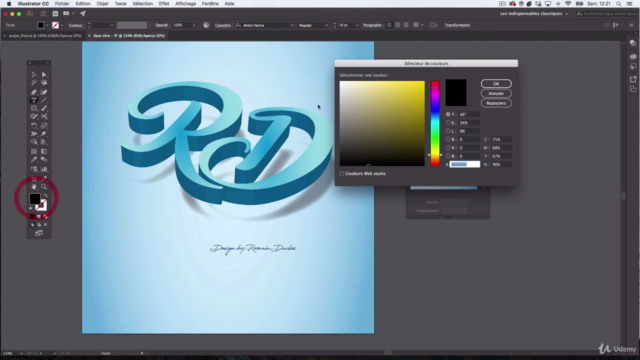 Adobe ILLUSTRATOR CC 2020 | 15 Ateliers Pratiques / créatifs – Screenshot 3
