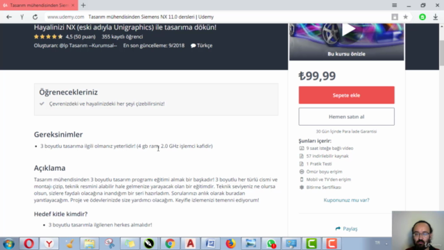Tasarım mühendisinden Siemens NX dersleri – Screenshot 1